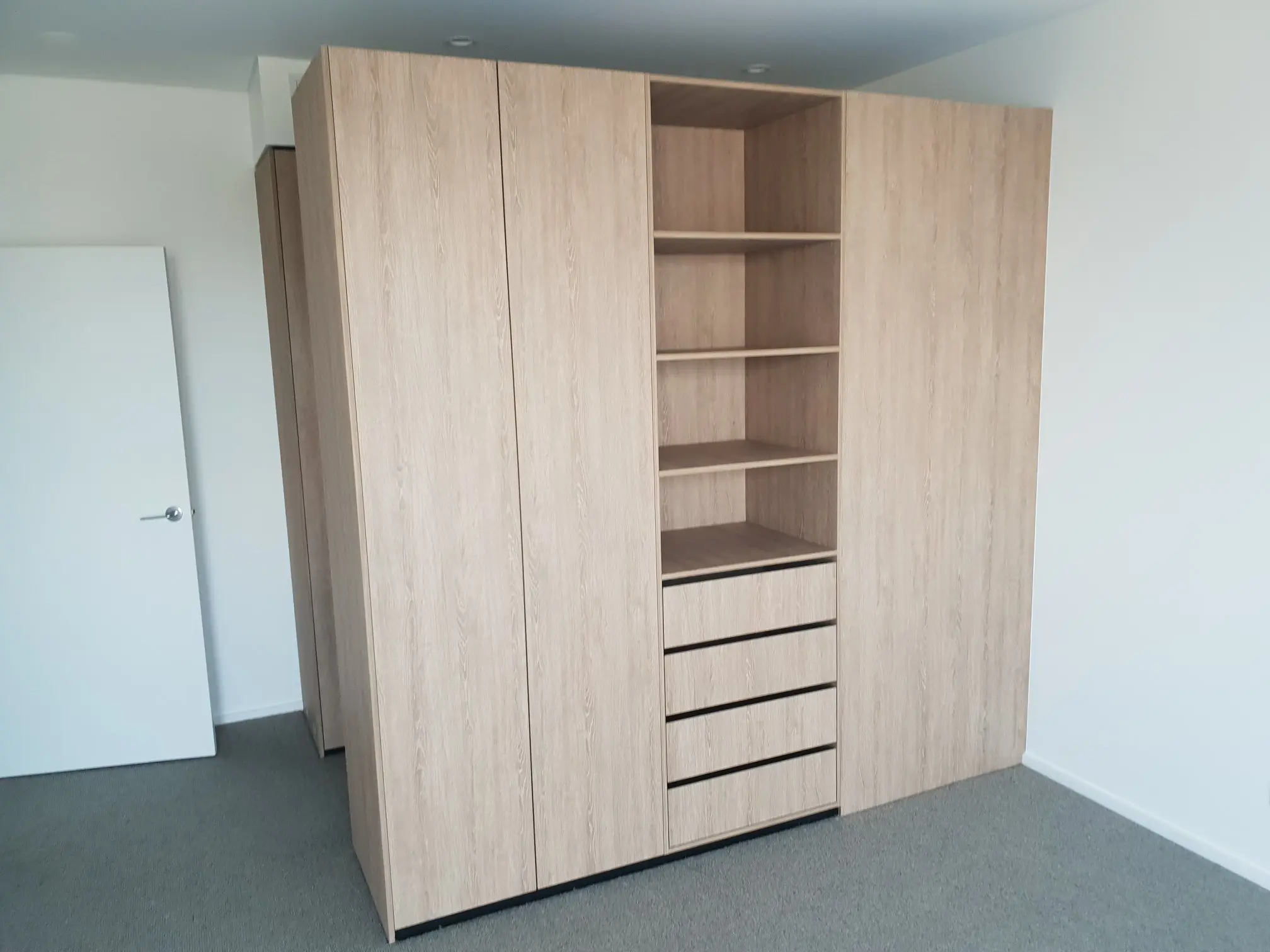 Modern Wardrobe Installation